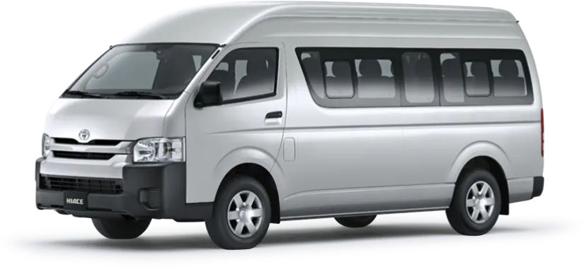 Spacious maxi cab van with room for up to 11 passengers